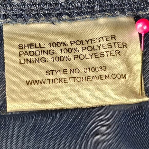 TICKET TO HEAVEN KIDS BLUE INSULATED SKI SNOW PANTS – 8 YEARS – MADE IN DENMARK - Picture 15 of 15